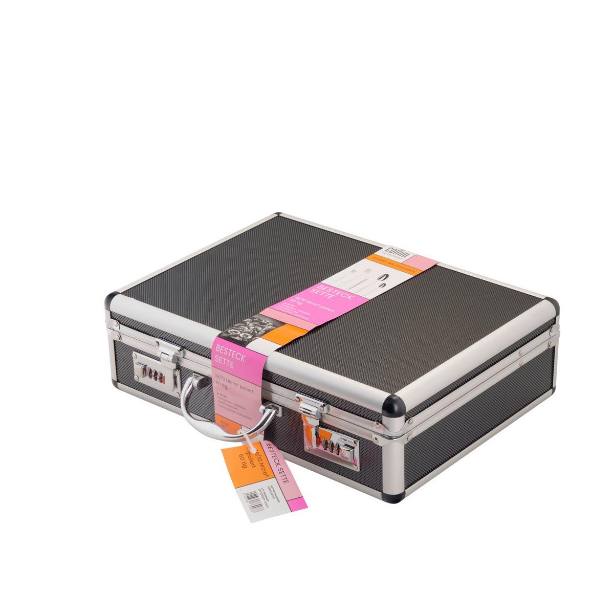 Besteckset Sette - Silberfarben, Basics, Metall - Collini