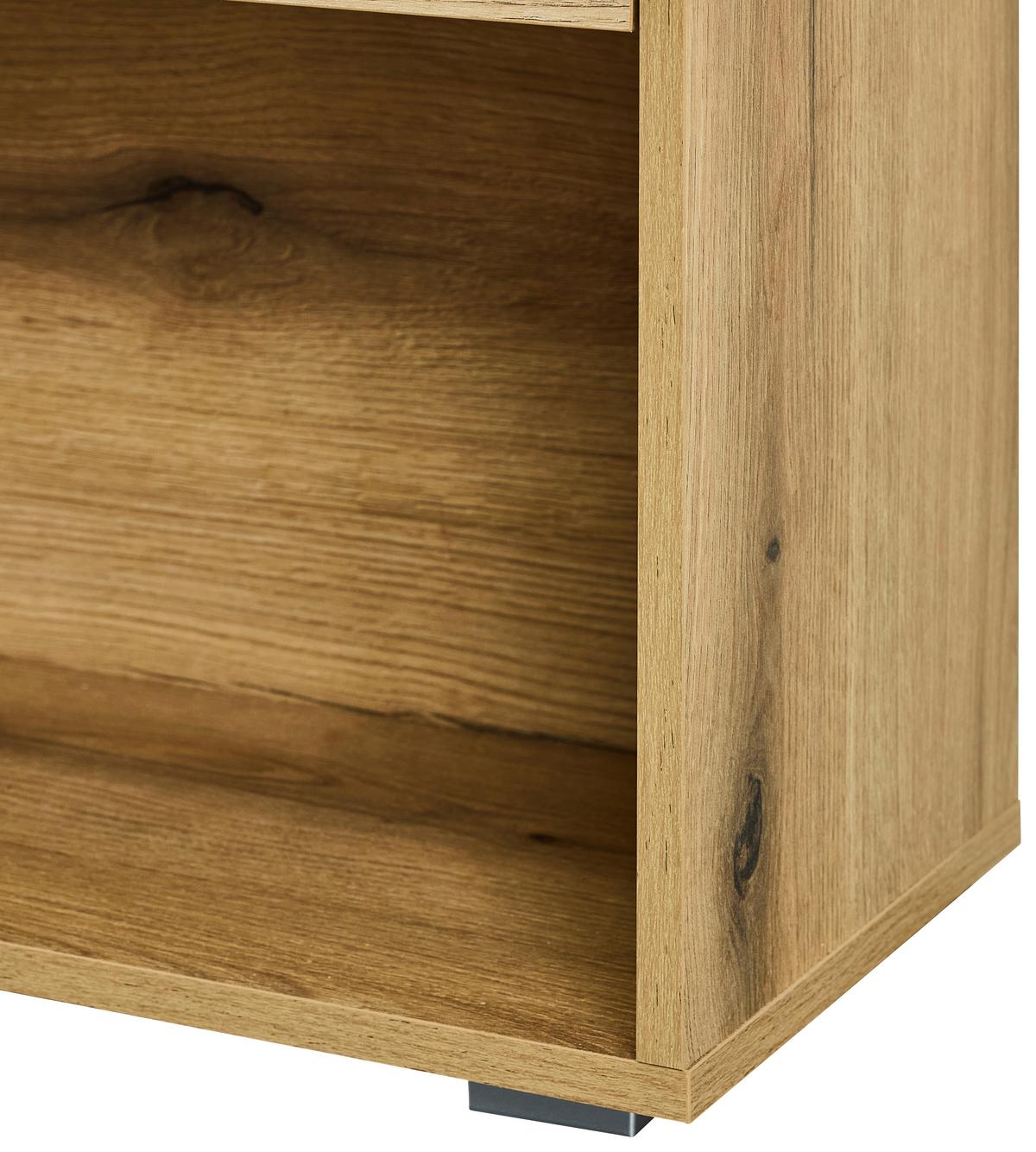 WOHNWAND RACE - Eichefarben, Design, Holzwerkstoff (247/86/36cm) - MID.YOU