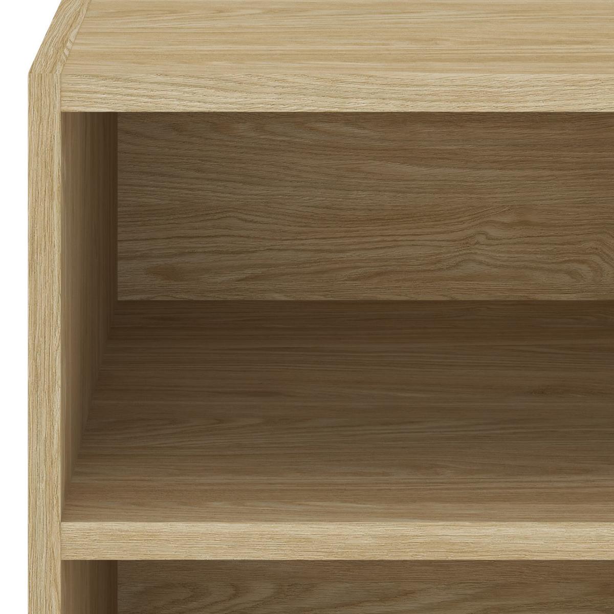 REGÁL UNIT-ELEMENTS MINI - černá/barvy dubu, Moderní, kompozitní dřevo (45,6/44,8/40cm) - Ondega