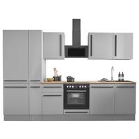 KUCHYŇSKÝ BLOK BEZ SPOTŘEBIČŮ DENVER - šedá/barvy dubu, Design, kompozitní dřevo/plast (310cm) - MID.YOU