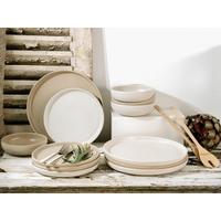 Tafelservice Uno Toscana, Creme, 12-Tlg. - Sandfarben/Creme, Basics, Keramik - Creatable