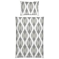 Bettwäsche Anni - Braun/Weiß, KONVENTIONELL, Textil - Ondega