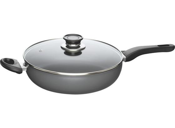 Panvica Jumbo - antracitová/číre, kov/sklo (28cm) - Mömax modern living Panvica Jumbo - antracitová/číre, kov/sklo (28cm) - Mömax modern living