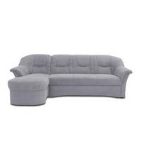 Ecksofa Sarafina - Dunkelgrau/Schwarz, KONVENTIONELL, Textil (146/232cm) - MID.YOU