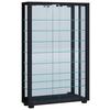 Hängevitrine Vitrosa Schwarz B: 59 cm - Schwarz, MODERN, Glas/Holzwerkstoff (59/91,3/18cm) - MID.YOU