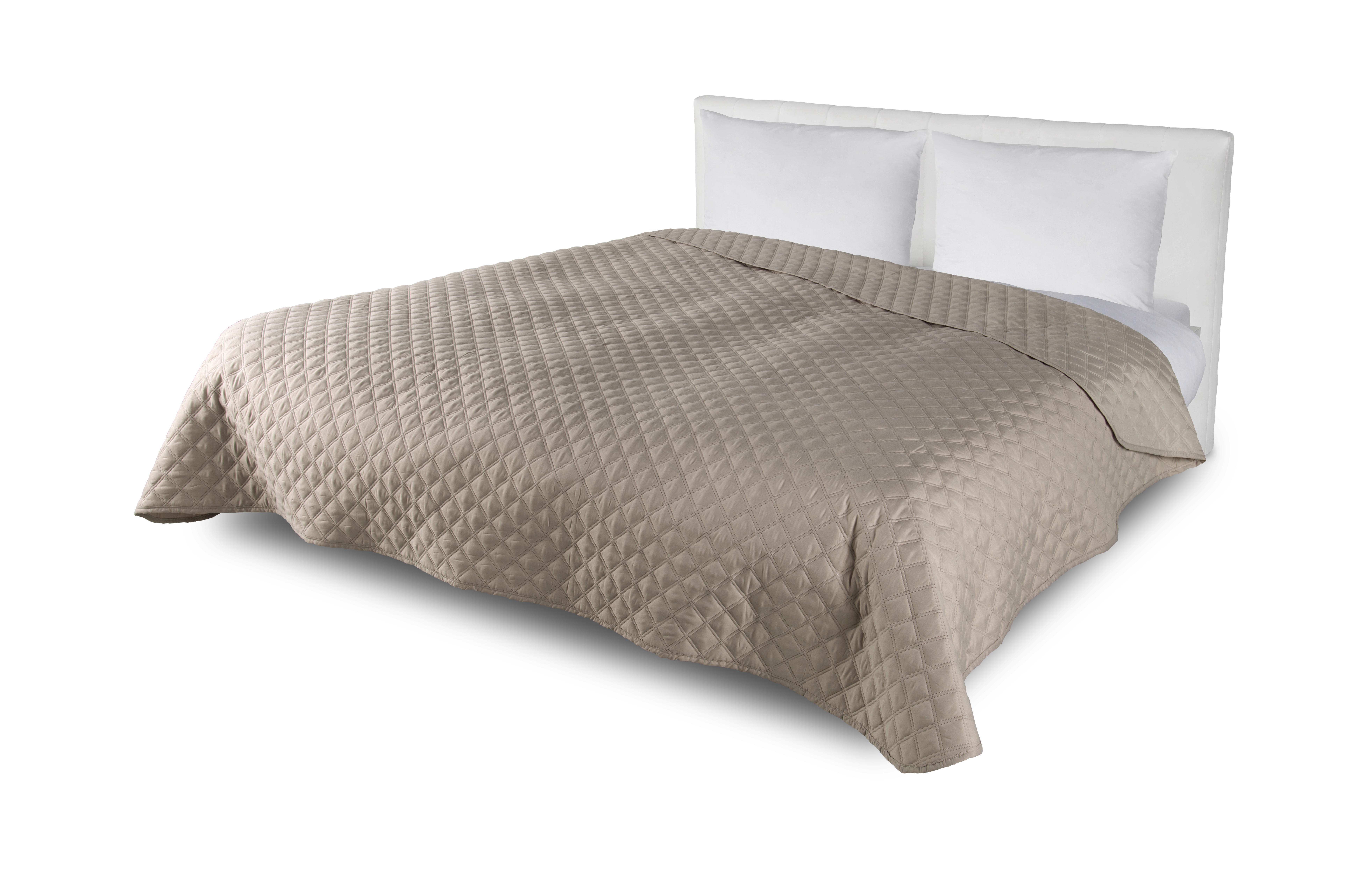 Tagesdecke Cäcilia - Beige, MODERN, Textil (220/260cm) - Luca Bessoni