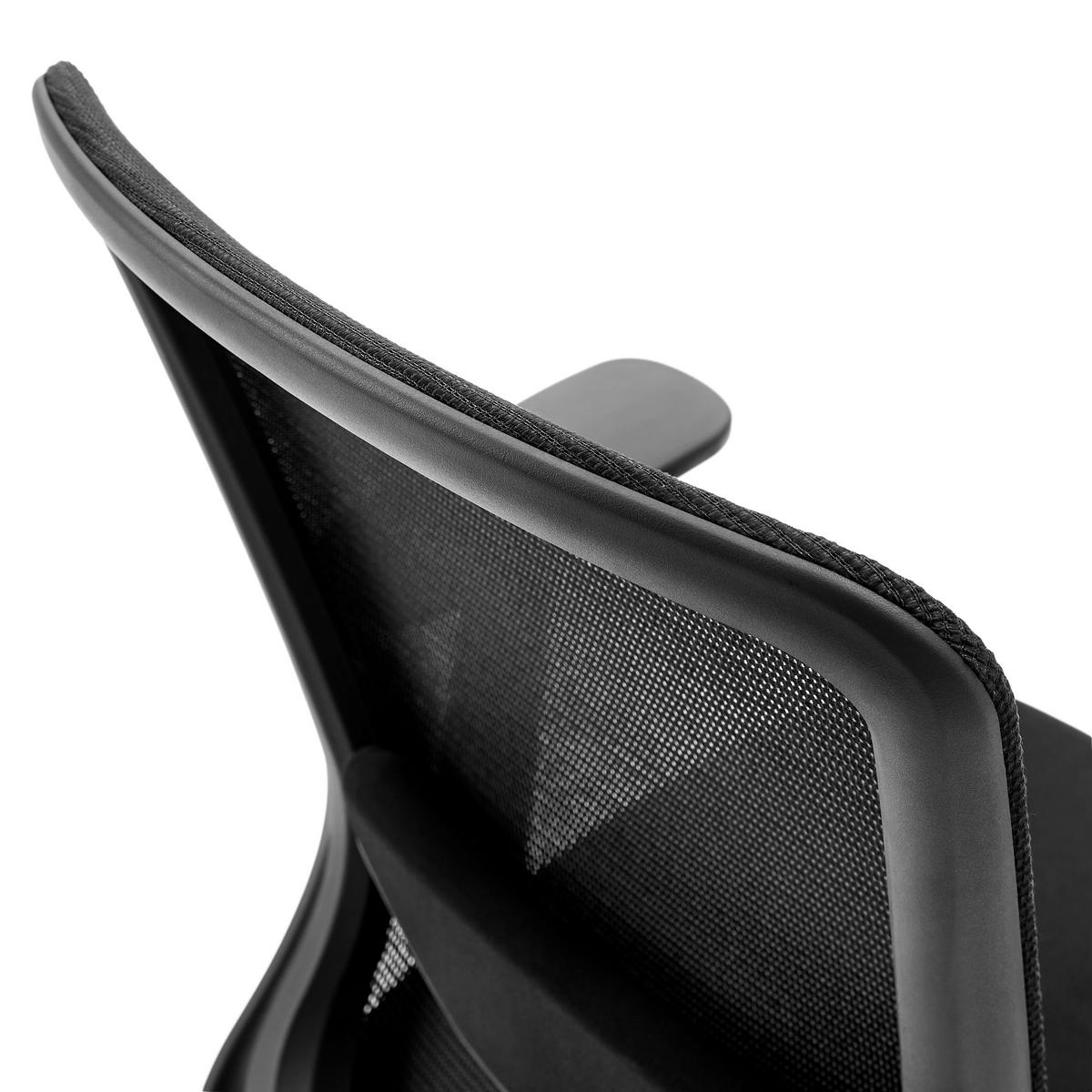 DREHSTUHL Sedito Schwarz B: 70cm - Schwarz, MODERN, Kunststoff/Textil (70/112/61cm) - MID.YOU