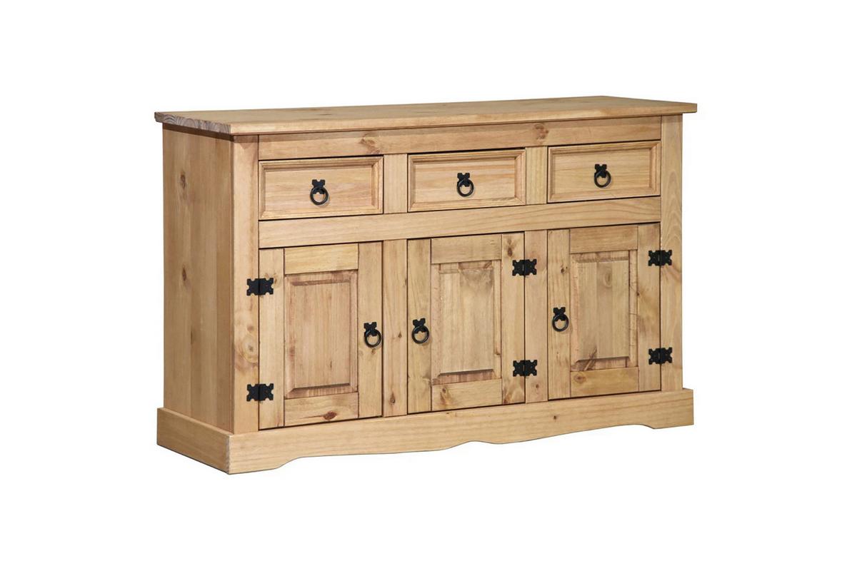 Sideboard Honigfarben B: 132cm - Honig, Natur, Holz (132/84/44cm) - Livetastic