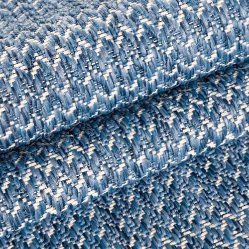Outdoorteppich Zagora - Blau, Basics, Textil (120/170cm) - Novel