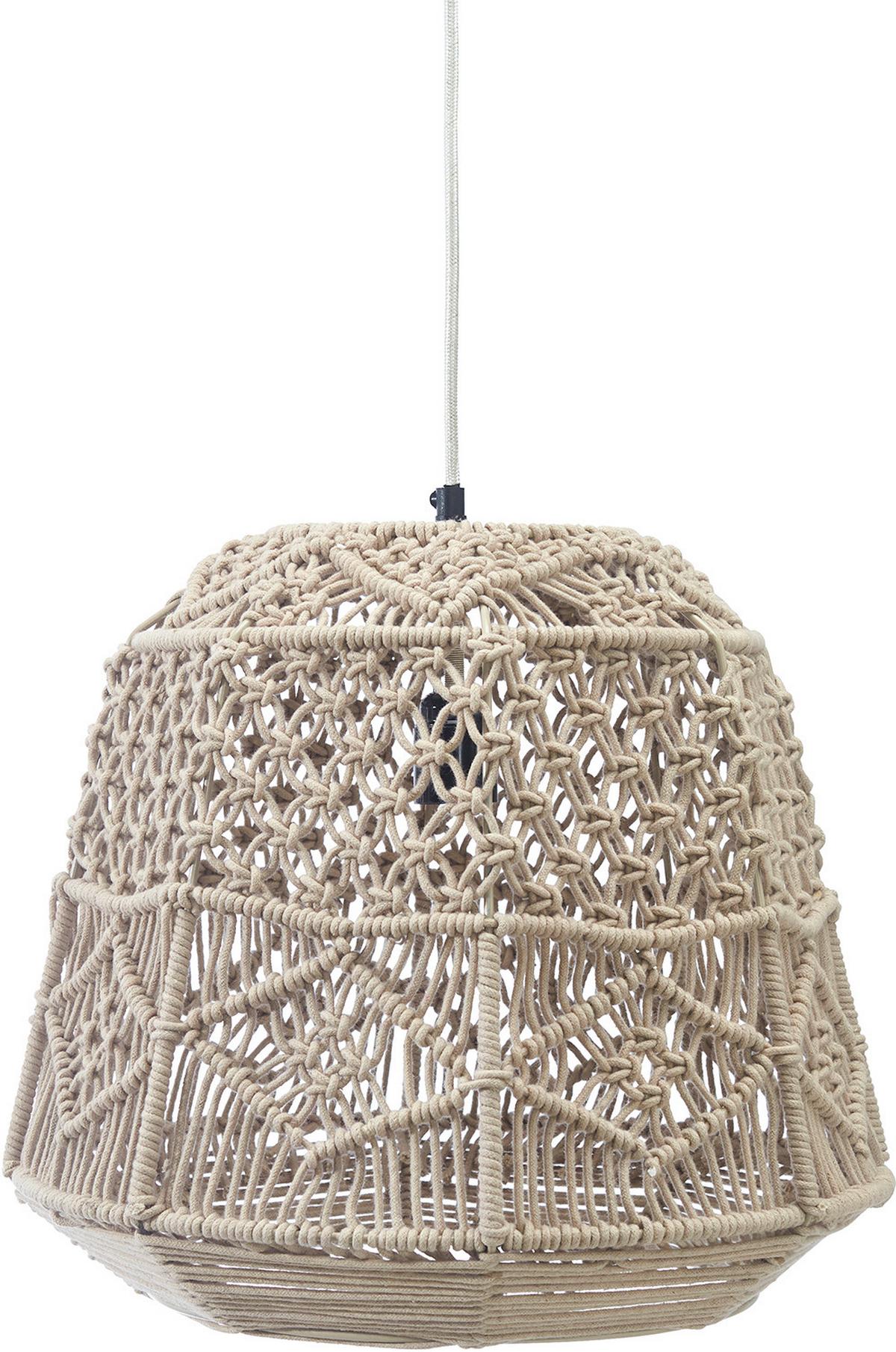 Hängeleuchte 3904018 Jippie - Beige, KONVENTIONELL, Naturmaterialien (40/38/40cm)