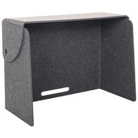 Trennwand Flexmiut Fold - Grau, Basics, Kunststoff/Textil (84/58/40cm) - MID.YOU