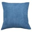 Zierkissen Halina 45x45 Cm Fleece Hellblau Mit Zipp - Hellblau, MODERN, Textil (45/45cm) - Luca Bessoni