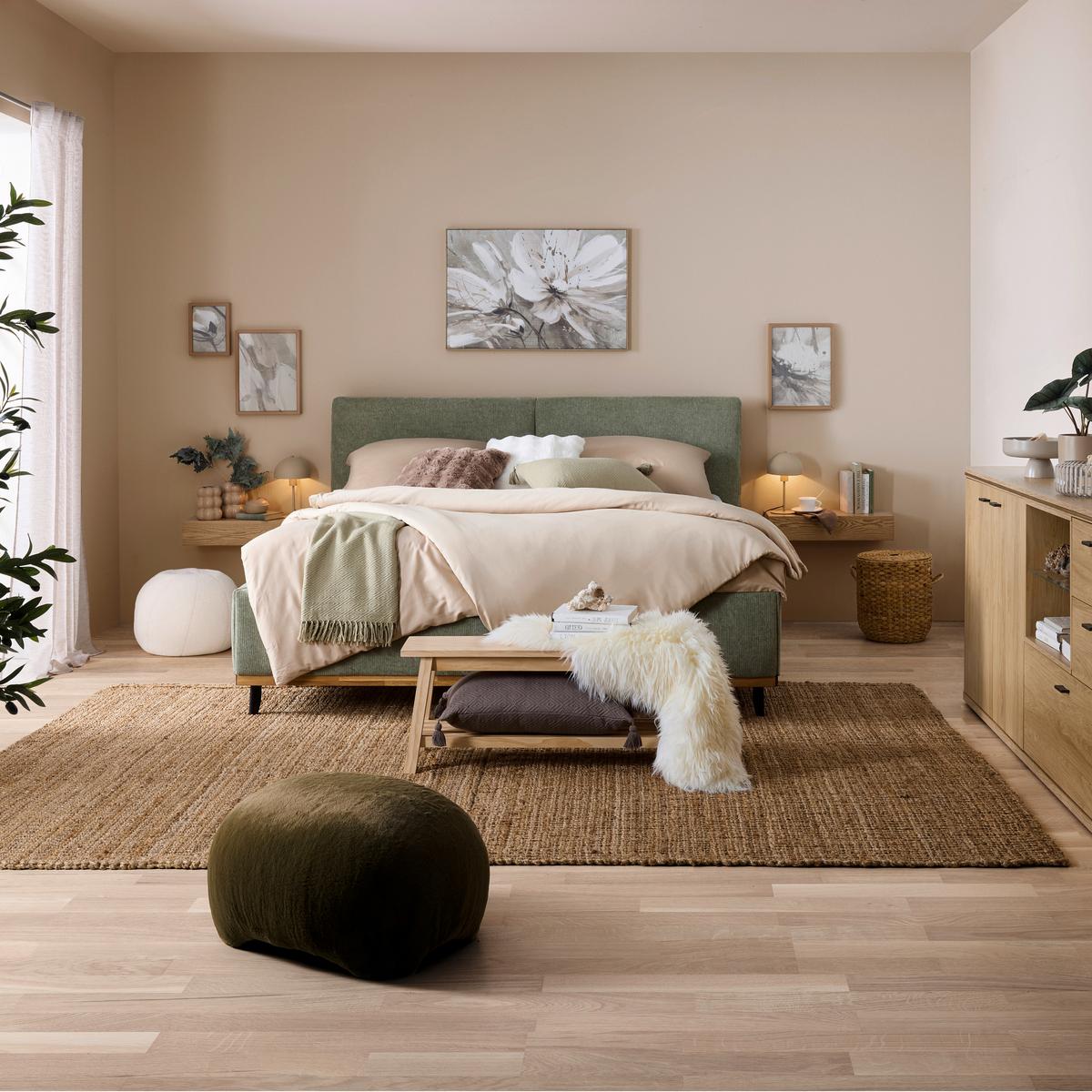 POSTEĽNÁ BIELIZEŇ XENIA UNI - béžová, Modern, textil (140/200cm) - Premium Living