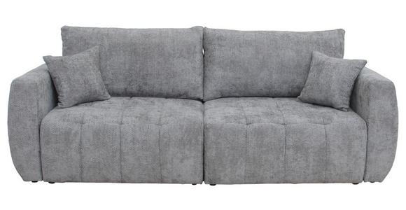 Schlafsofa Bali - Schwarz/Grau, MODERN, Holz/Textil (245/74-90/104cm) - Luca Bessoni