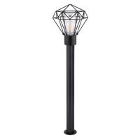 Venkovní svítidlo Horace černá,  max. 15 Watt - černá/čiré, Basics, kov/plast (22,5/25,5/100cm)