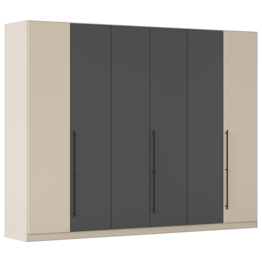 Kleiderschrank Safari Grau/Champagner B: 271cm