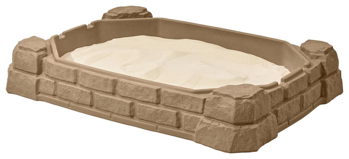 Sandkasten 7220kr - Braun, KONVENTIONELL, Kunststoff (111,8/39,4/81,2cm) - Ambia Garden