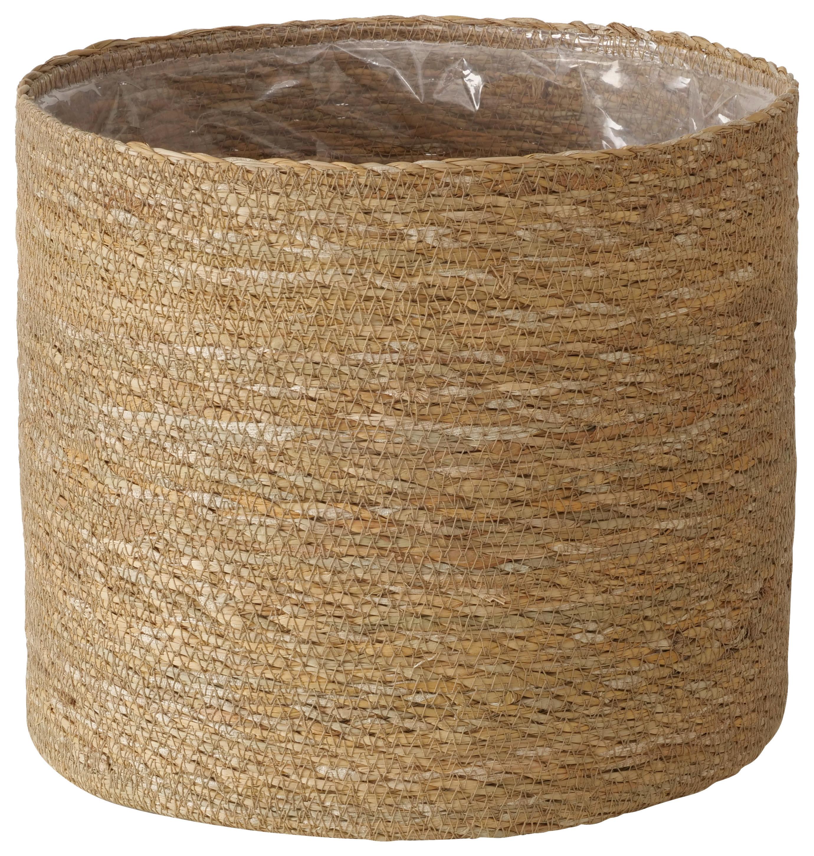 Kvetináč -L- - prírodná farba, Konventionell, prírodné materiály (31/27cm) - Mömax