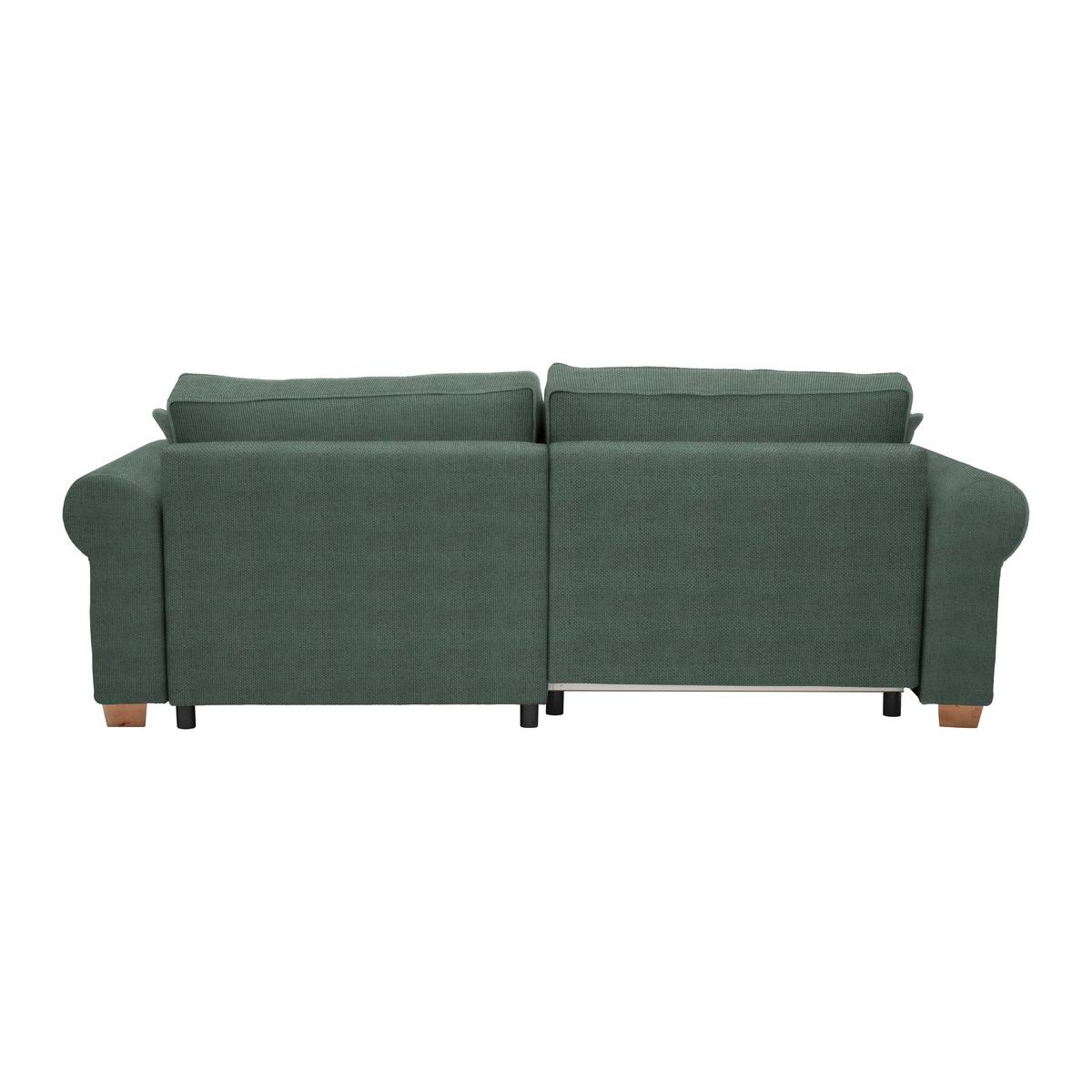 Sedací souprava ANGELO, oboustranná, tmavě zelená - tmavě zelená, Moderní, dřevo/kompozitní dřevo (255/92/185cm) - Mömax