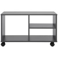 STOLEK NA ELEKTRONIKU FLIP II - antracitová, Moderní, kompozitní dřevo/plast (75/44/35cm) - Based