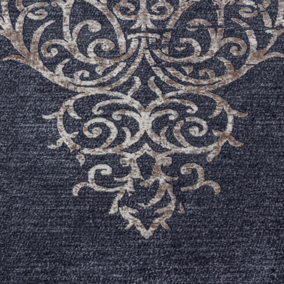 Flachwebteppich Fiesta - Schwarz, Design, Textil (200/290cm) - Novel