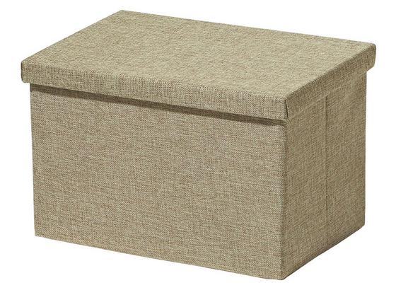 Skladací Box 'cindy' -ext- -top- - béžová, Moderný, plast/papier (38/26/24cm) - Mömax modern living Skladací Box 'cindy' -ext- -top- - béžová, Moderný, plast/papier (38/26/24cm) - Mömax modern living