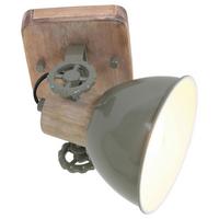 Deckenspots Gearwood - Anthrazit/Kupferfarben, Trend, Holz/Metall (59/19/23cm)