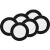 Speisetellerset Schwarz Weiß 6-teilig D:26,5cm - Schwarz/Weiß, Basics, Keramik (26,5cm) - Van Well