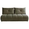 Schlafsofa Milo, Olivgrün B: 209 Cm - Creme/Schwarz, Design, Holz/Holzwerkstoff (209/100/103cm) - MID.YOU