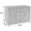 Kommode Trio Typ 02 - Eichefarben/Grau, MODERN, Holzwerkstoff (120/86/50cm) Kommode Trio Typ 02 - Eichefarben/Grau, MODERN, Holzwerkstoff (120/86/50cm)