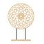 Skulptur H: 33 cm - Beige, MODERN, Holzwerkstoff (25/33/4.5cm)