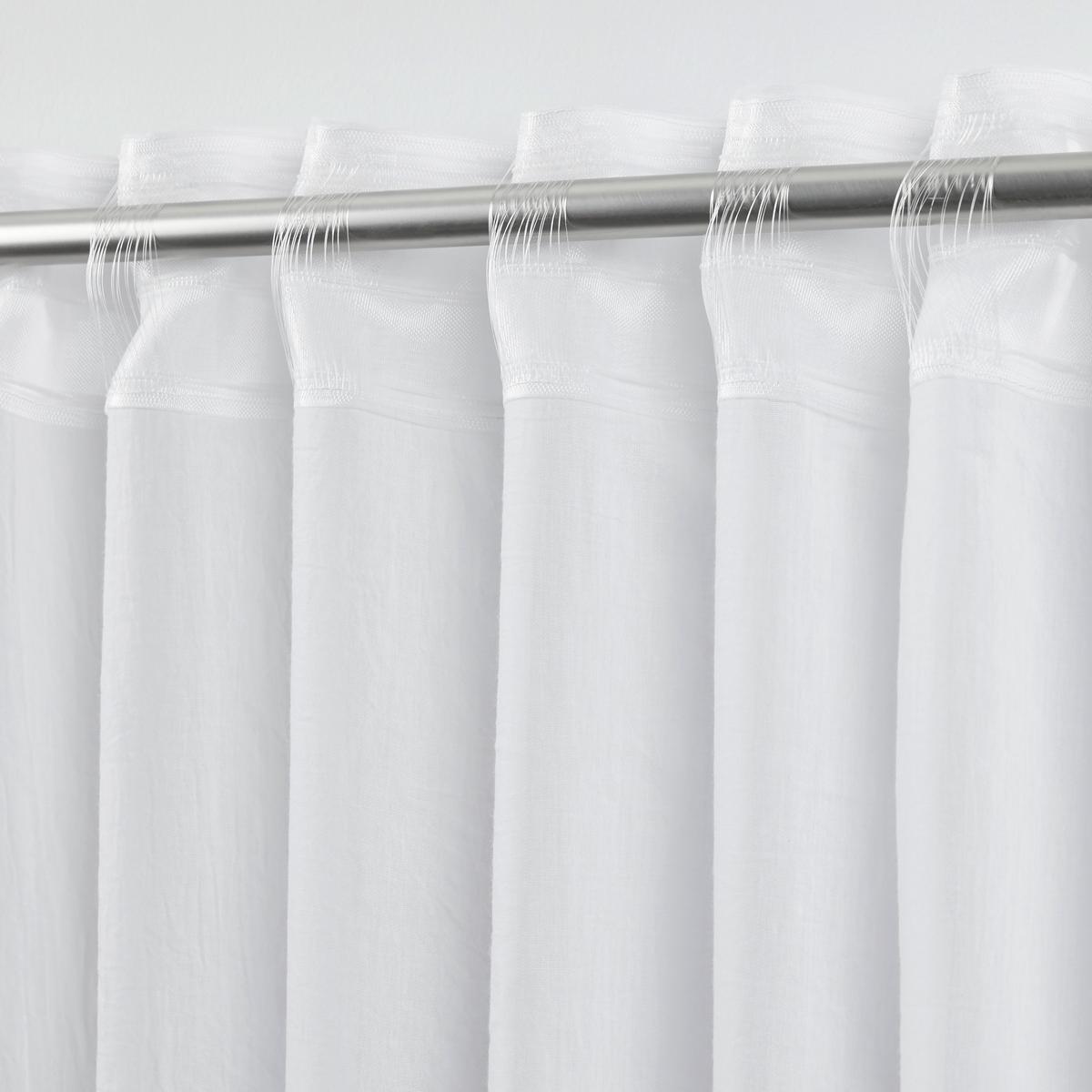 HOTOVÝ ZÁVES Ramona, 135/245cm, biela - biela, Modern, textil (135/245cm) - Modern Living