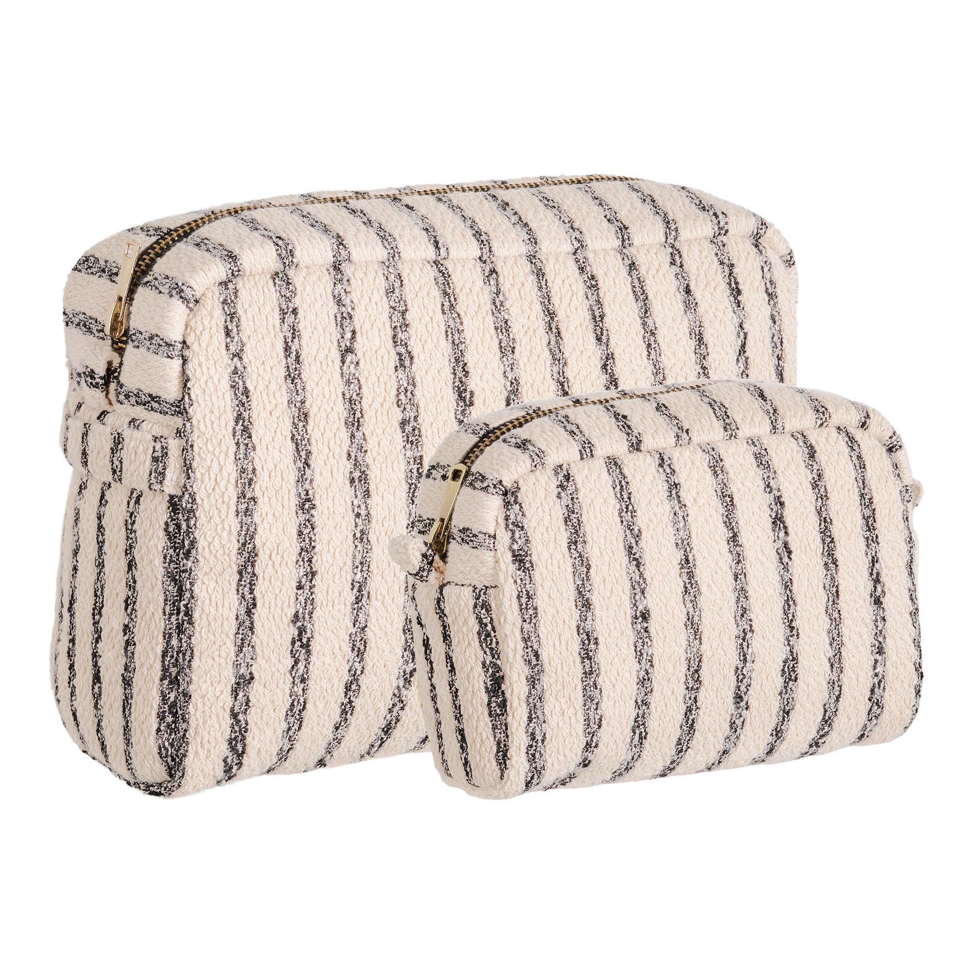 Kosmetiktaschenset Nador Sandfarben 2-teilig - Sandfarben, Design, Kunststoff