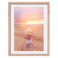 OBRAZ VOUS I - barvy dubu/žlutá, kompozitní dřevo/papír (30/40cm) - Modern Living