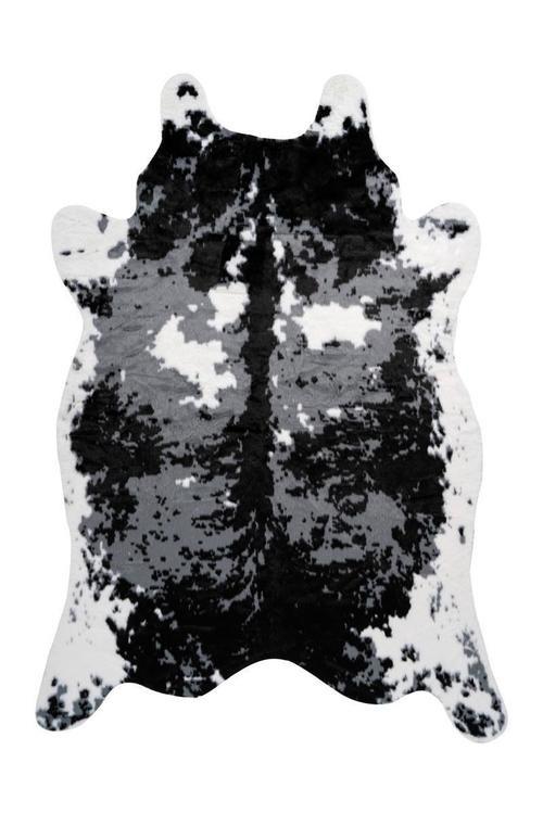 Kunstfell Desert Schwarz/weiß 160x230 Cm - Schwarz/Weiß, Basics, Textil (160/230cm) - Kayoom