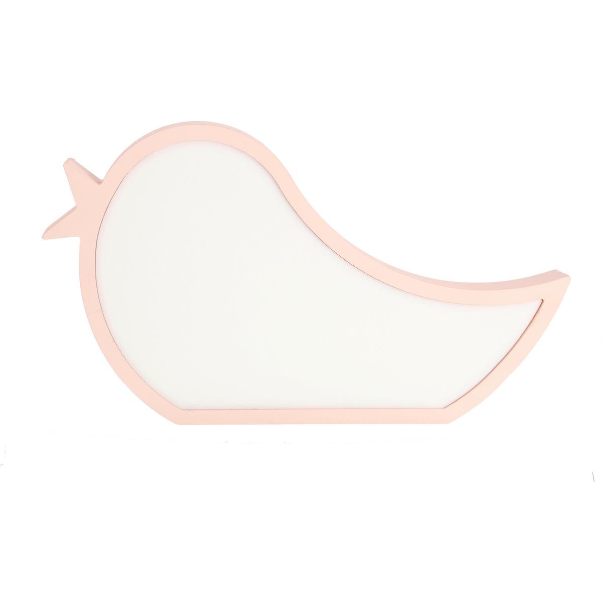 Kindertischleuchte 41-10612 Bird - Pink, Basics, Holzwerkstoff/Kunststoff (33.5/3,5/19,5cm)
