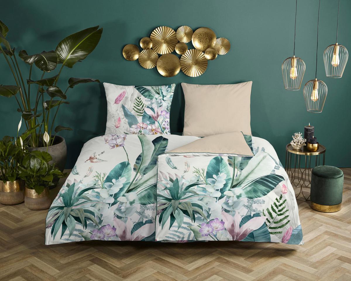 Wendebettwäsche Verdi Multicolor 155x220 cm - Multicolor, Natur, Textil (155/220cm)