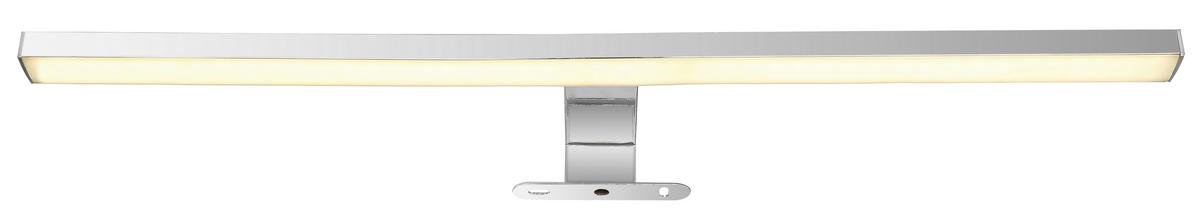 LED-Wandleuchte 41923c - Chromfarben/Opal, Design, Kunststoff/Metall (60/12/4cm) - Globo