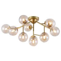 Deckenleuchte Dallas - Goldfarben, Trend, Glas/Metall (60/17,5/60cm) - MAYTONI