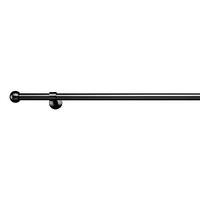 ZÁVESOVÁ TYČ S PRÍSLUŠENSTVOM WAND/DECKE - čierna, kov (160-280cm) - Premium Living
