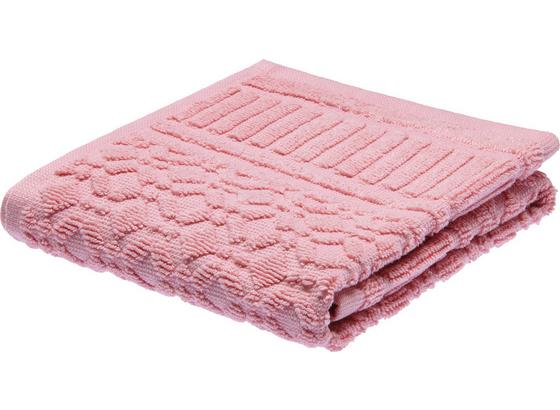 Ručník Pro Hosty Carina - růžová, Romantický / Rustikální, textil (30/50cm) - Mömax modern living Ručník Pro Hosty Carina - růžová, Romantický / Rustikální, textil (30/50cm) - Mömax modern living