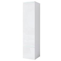 HOCHSCHRANK Vera Weiß HG B: 30cm - Weiß Hochglanz/Weiß, Design, Holzwerkstoff (30/130/33cm) - P & B