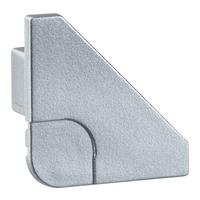 LED-Dekoleuchte Function Delta Profil Abschlusskappe - Basics, Kunststoff/Metall (2/2/2cm) - Paulmann