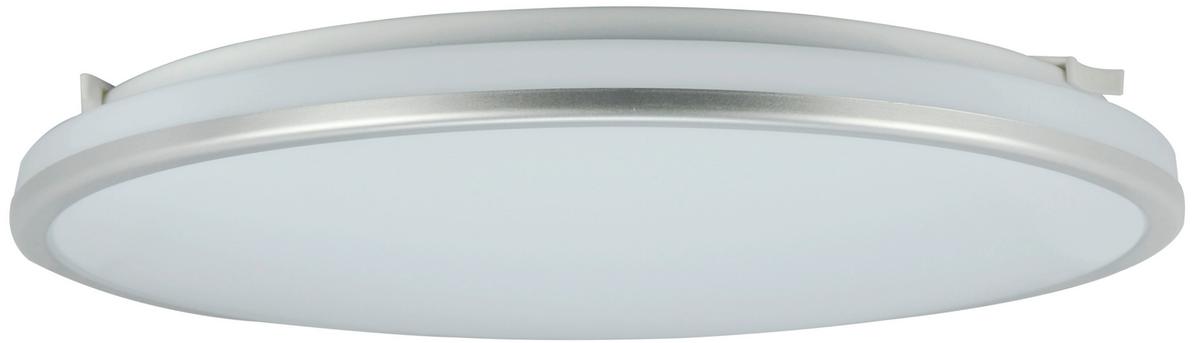 LED-Deckenleuchte Ø 33 cm, mit Farbtemperaturwechsler - Chromfarben, Basics, Kunststoff/Metall (33/5,7cm)