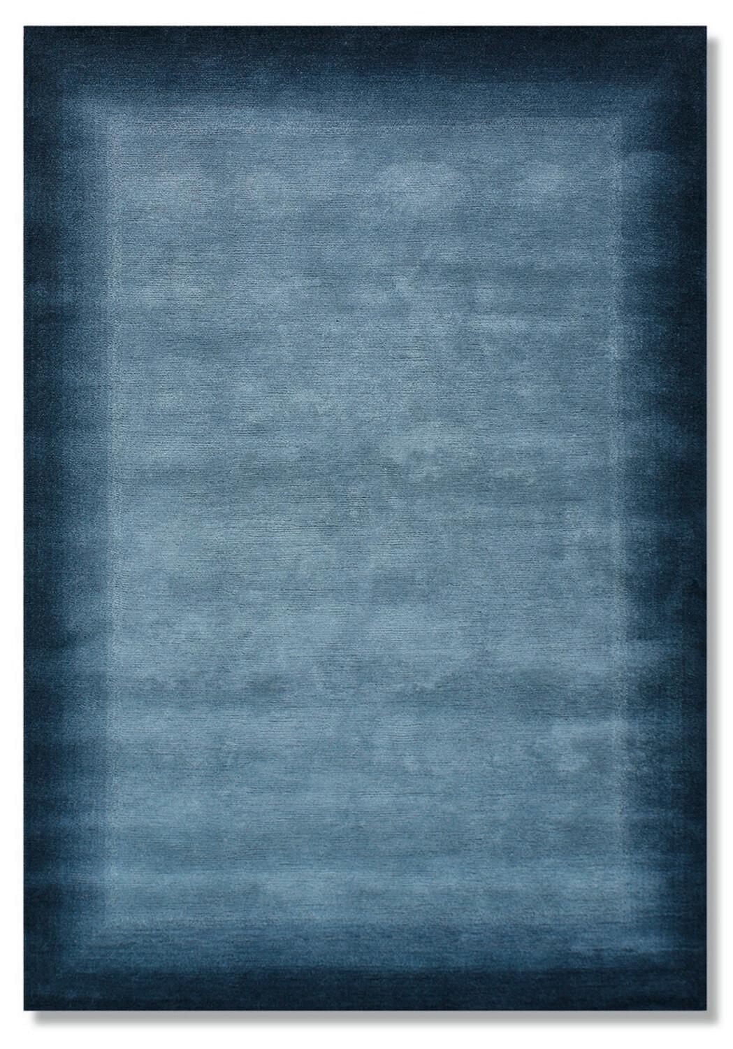 Orientalischer Webteppich Blau 170x240 cm - Blau, Basics, Textil (170/240cm) - Cazaris
