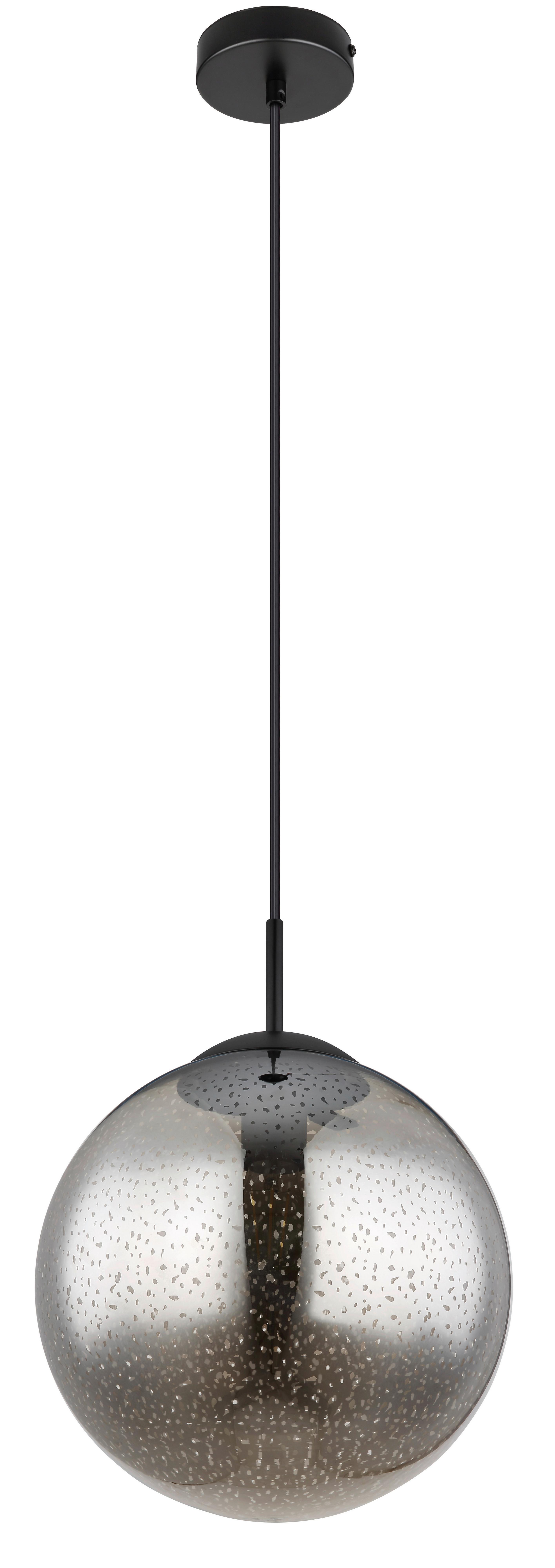 Hängeleuchte 15881h2 - Schwarz, Basics, Glas/Metall (30/120cm) - Globo