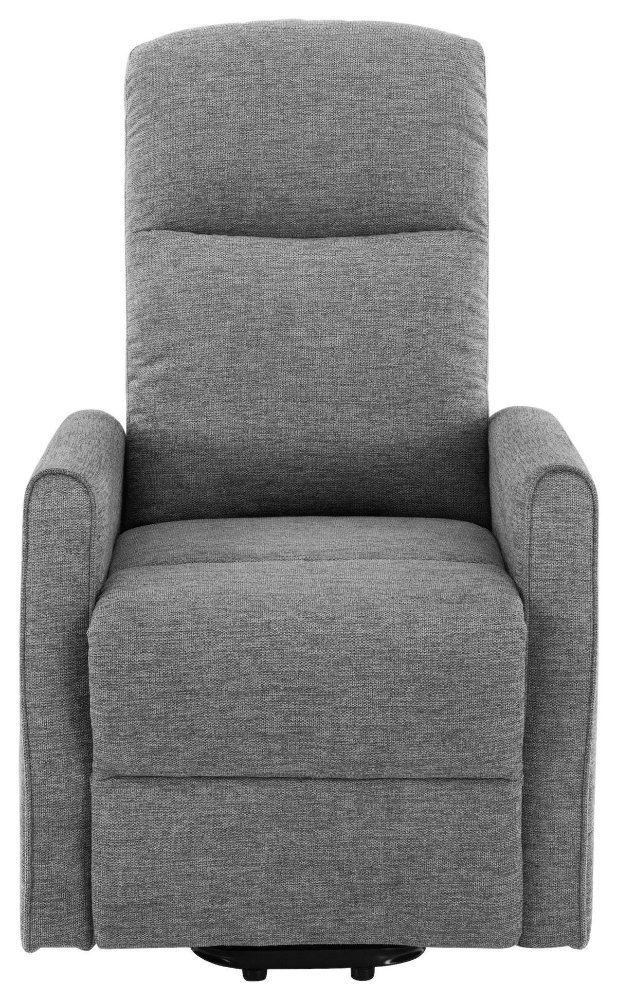 Fernsehsessel Athen Micorfaser Hellgrau, B: 67,5cm - Hellgrau, MODERN, Holz/Textil (67.5/107/88.5cm)