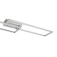 LED-Deckenleuchte Suna - Alufarben/Nickelfarben, MODERN, Kunststoff/Metall (93/22/6,5cm) - Luca Bessoni