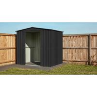 Gartenhaus Mit Satteldach BxHxT: 308x225x247 cm - Anthrazit, Basics, Metall (308/225/247cm)