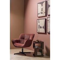 SESSEL Wibo Braun/Rot B: 71cm - Rot/Braun, MODERN, Textil/Metall (71/94/83cm) - Livetastic